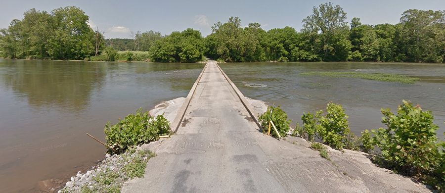 Shenandoah River Low Bridge Shenandoah River Low Bridge